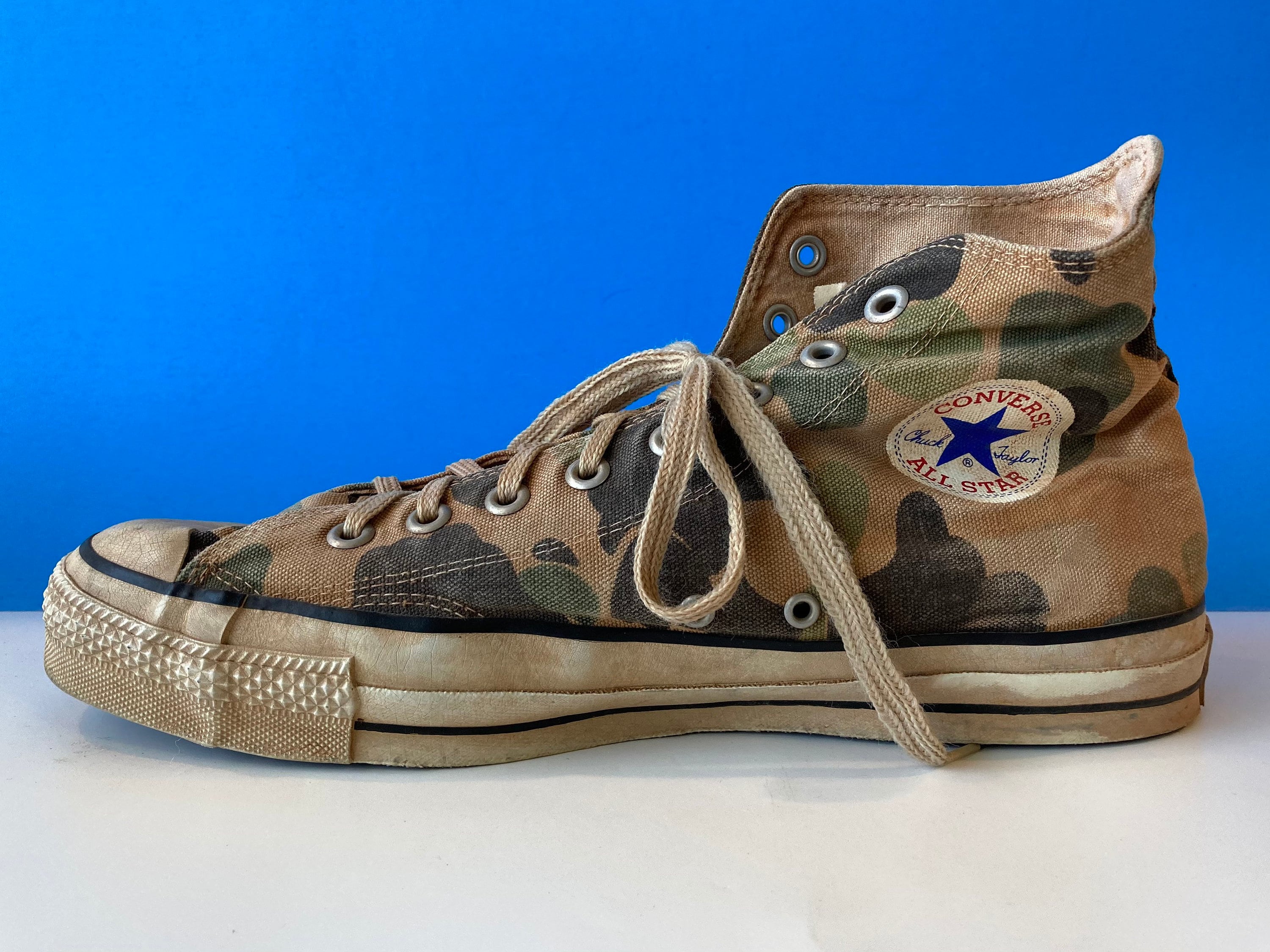 Vintage Camouflage Converse Chuck Taylor Size 12 Etsy