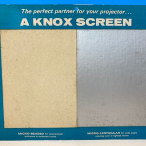 Vintage Camera Store Sign Knox Projector Screen