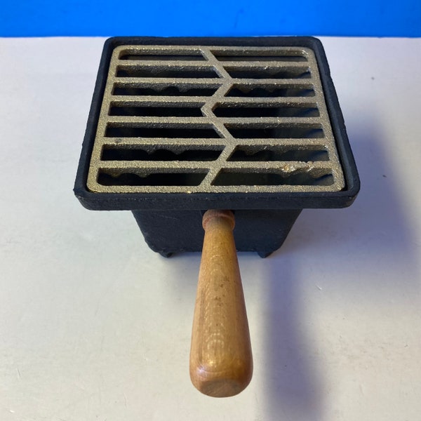 Vintage Cast Iron Personal Hibachi