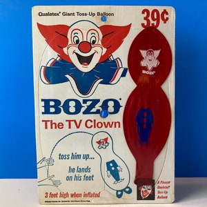 Bozo The Clown Toss Up Balloon Sealed