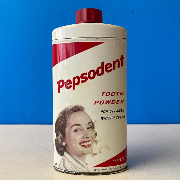 Vintage Pepsodent Tooth Powder Tin