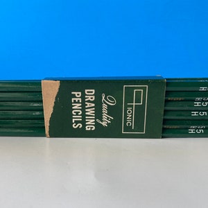 12 Deadstock Keuffel & Esser Ionic Drawing Pencils 5H