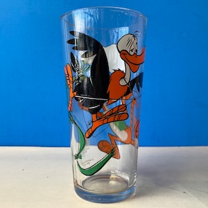 Cool Cat & Beaky Buzzard Character Glass