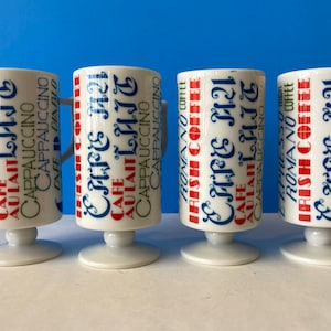 Set Of 4 Royal Crown Expresso Cups