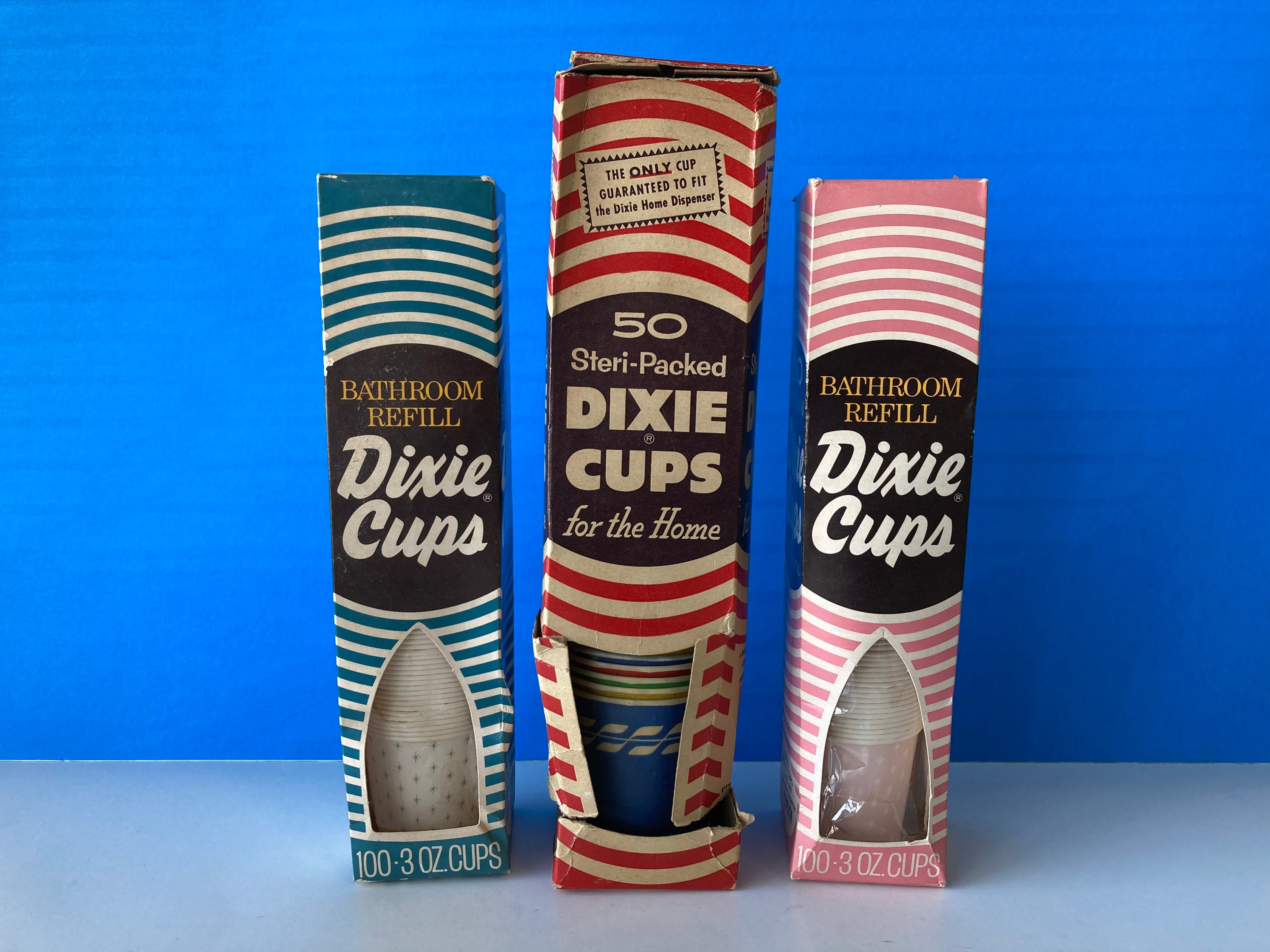 Vintage Dixie Cups Misc Paper Cups Everyday Flower MB 