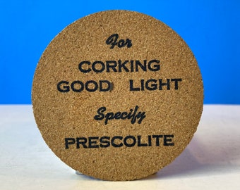 Prescolite Cork Coasters