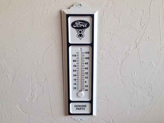 Ford Ford Parts V8 Thermometer Ford Sign