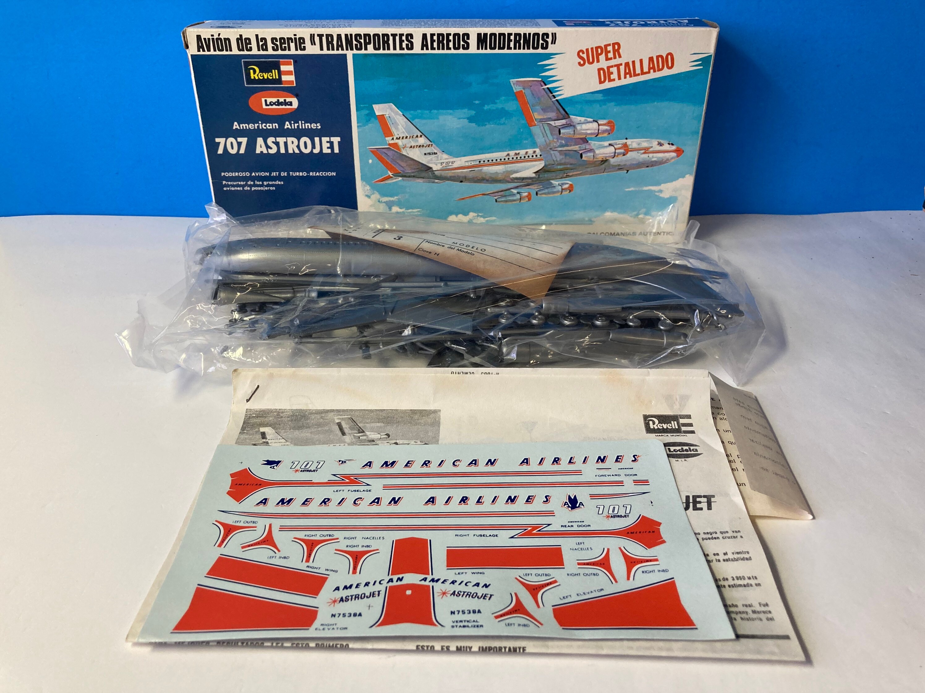 Lodela American Airlines 707 Model Kit / - Etsy México