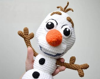 Olaf Snowman Crochet Pattern PDF – Adorable Winter Amigurumi Toy for Frozen Fans – Cute Holiday Gift – Instant Download