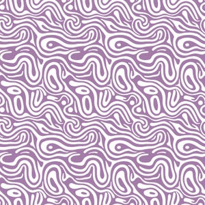Organic Line Art Seamless Pattern | Minimal Fluid Texture | Neutral ...