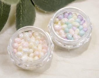 Guijarros de gelatina, amuletos para uñas, piedras para uñas