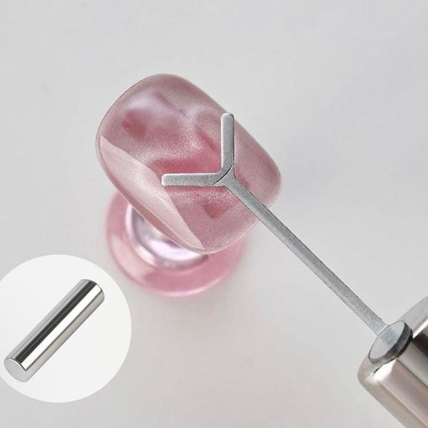 Cat Eye Heart Nail Magnet Plate (Magnet Included)