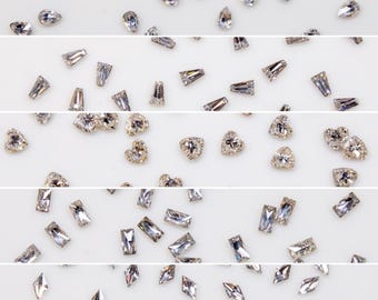 Adornos de cristal para uñas (20 unidades): Decoración de uñas glamurosa
