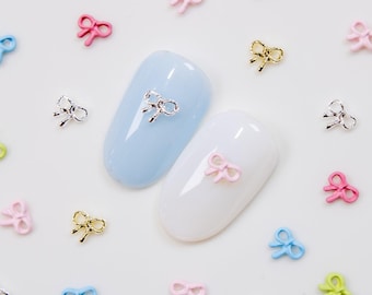 Berry Bow Nail Charms (10pc)