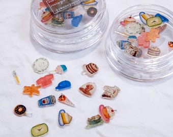 Afternoon Tea Jar, Mini Dessert Nail Charms