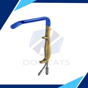 Ferriera Type Surgical Retractor – Stainless Steel 18.5cm Model with Fiber Optic Port & Suction Tube for Non-Medical Training