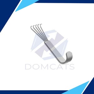 Anderson Bear Claw Retractor Style – 12 cm Stainless Steel Replica with 5 Prongs for Display or Demo