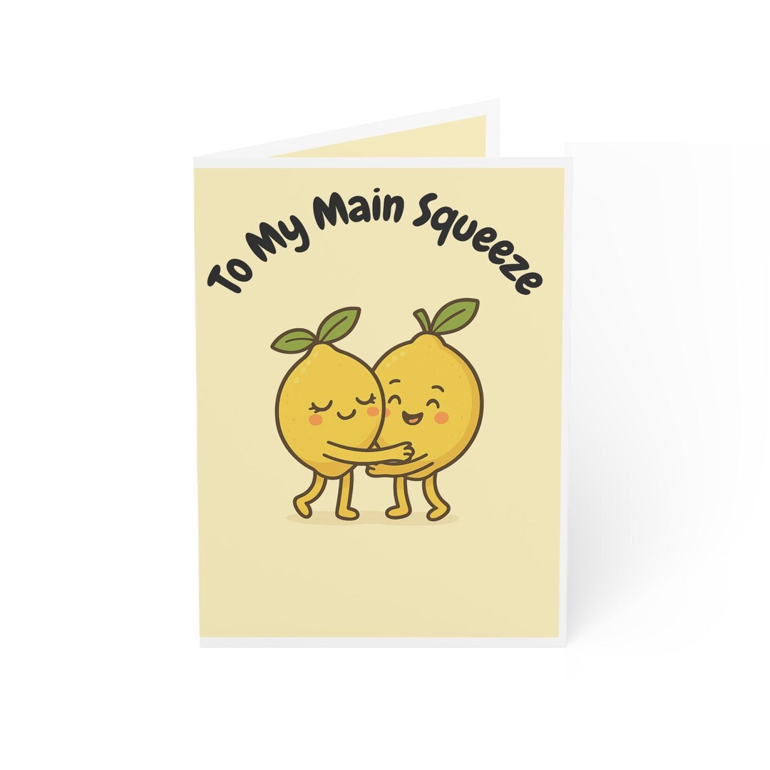 My Main Squeeze Anniversary Card - Etsy