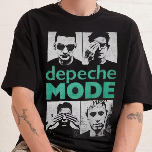 Vtg Depeche Mode USA Tour 1988 Men's Tshirt Size USA Unisex Heavy Cotton