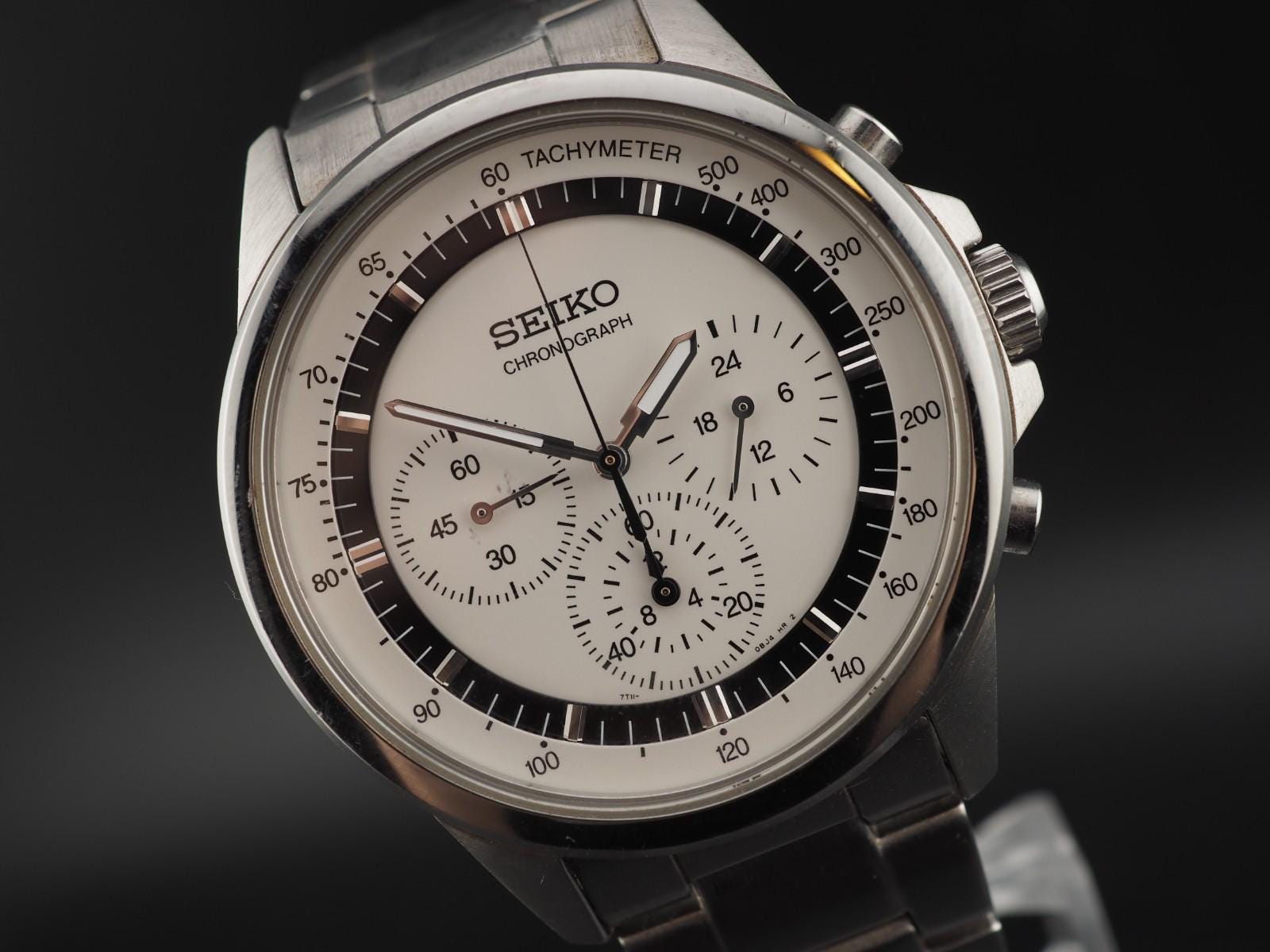 SEIKO CHRONOGRAPH クォーツ 腕時計 Seiko Quartz Chronograph - Etsy