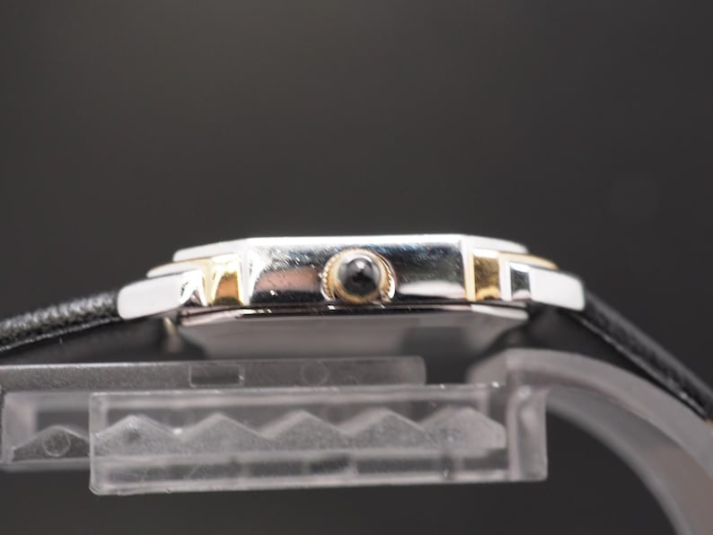 US Duty Paid 1981 N MINT Seiko Exceline 2320-6440 Two-Tone Roman Qz 22mm Women Watch Japan image 6