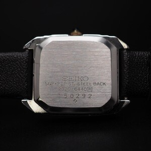 US Duty Paid 1981 N MINT Seiko Exceline 2320-6440 Two-Tone Roman Qz 22mm Women Watch Japan image 10