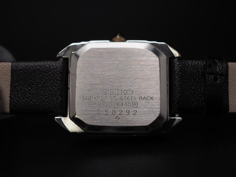 US Duty Paid 1981 N MINT Seiko Exceline 2320-6440 Two-Tone Roman Qz 22mm Women Watch Japan image 10