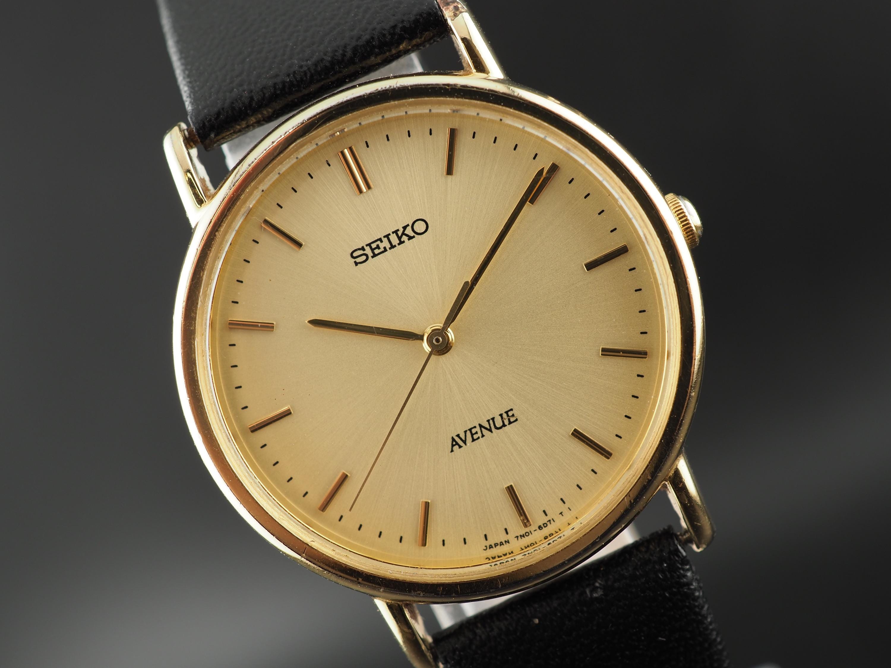 Seiko 7n01 Watch - Etsy