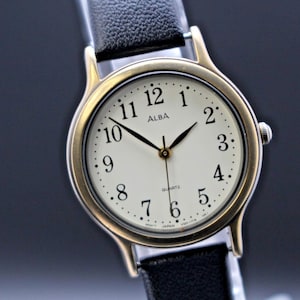 Vintage 2011 [NEAR MINT] Montre pour homme Alba by Seiko V501-6N50 or quartz 26 mm