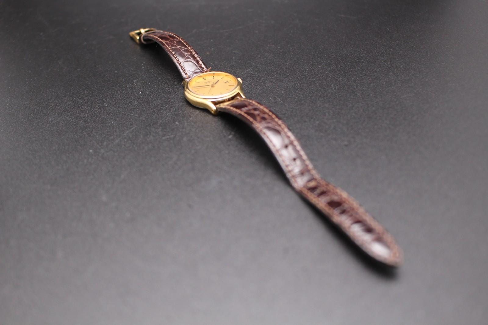 US Duty Paid Vintage 1992 [N MINT] Seiko 7N82-0101 Gold Tone Qz