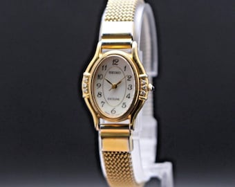 US Duty Paid Vintage 1992 [EXC+5] Seiko Exceline 1F21-5F50 Gold