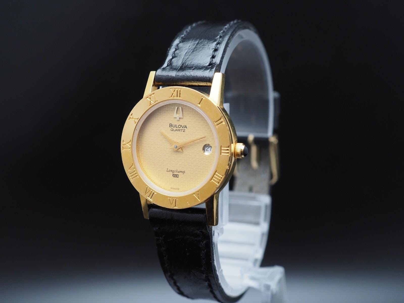 【稼働品】 BULOVA Longchamp レディース 腕時計 クォーツ Bulova longchamp - Etsy 日本