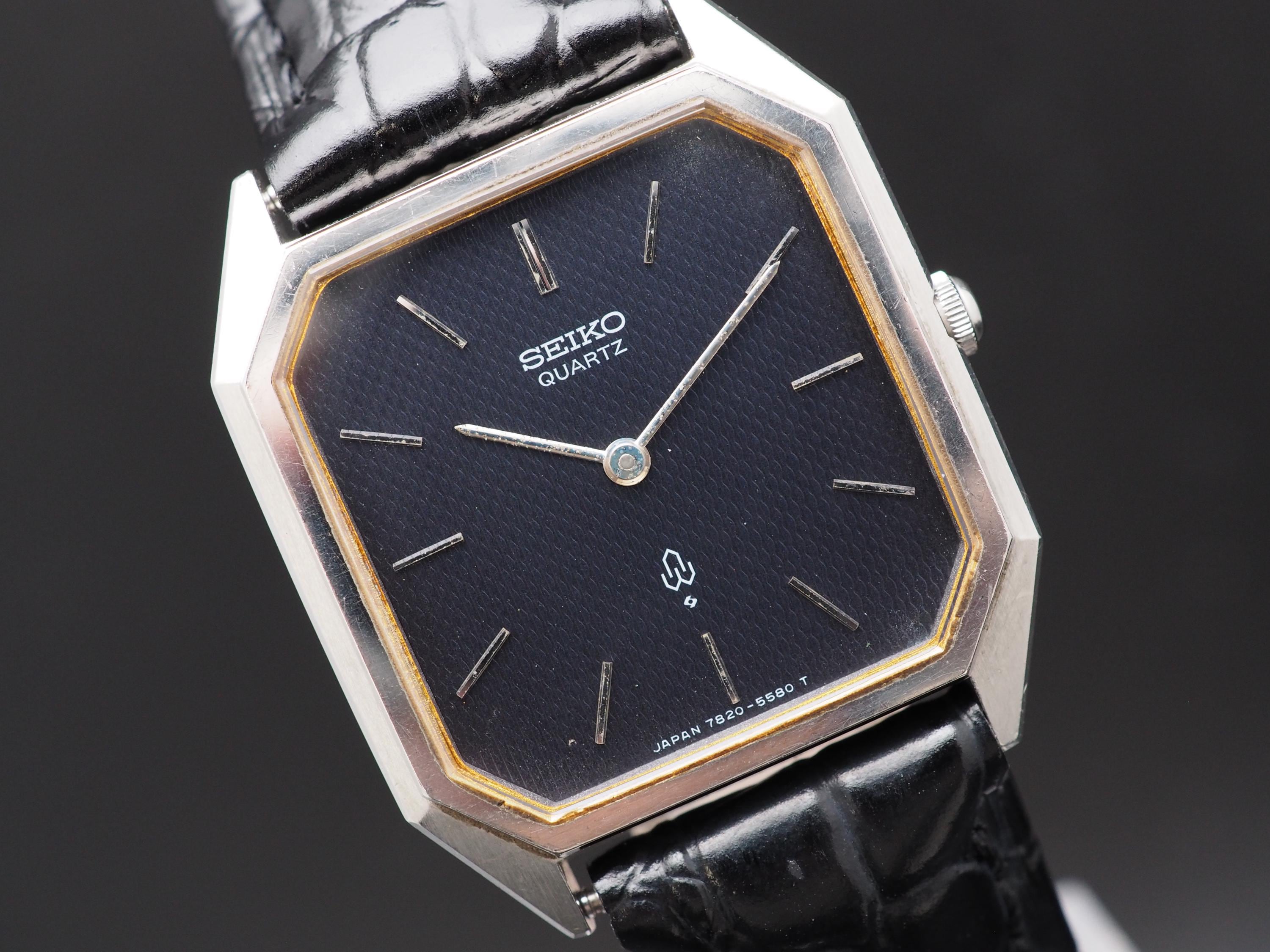 US Duty Paid Vintage 1989 [exc+5] Seiko Chariot 7820-5440 Black