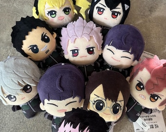 Kaiju No.8 Chibiguru-mi Plush Keychain Set Kafka Hoshina Kikoru Mina Official Japan Exclusive Prize Toy