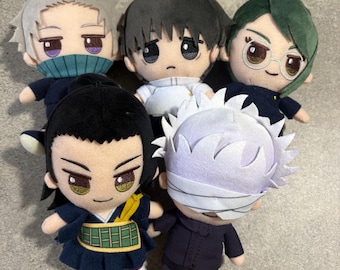 Anime Style Plush Mascot Keychain Cute Character Doll Japan Import