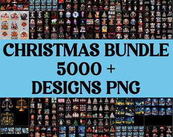 5000+ Christmas Bundle PNG – Glitter Coquette Christmas Clipart, Sparkly Trendy Pink Holiday Sublimation