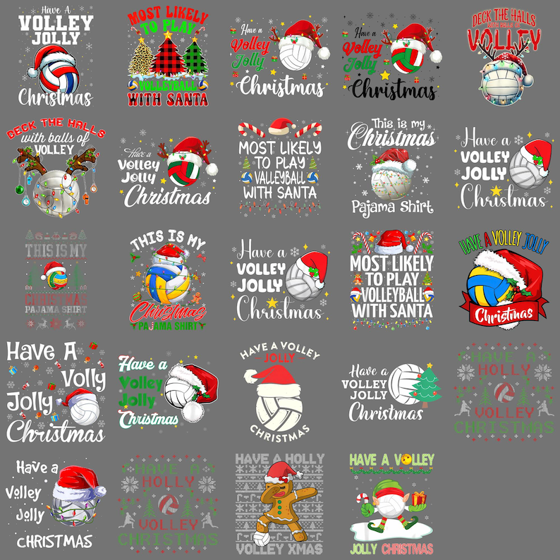Voleibol navideño PNG: Imágenes prediseñadas divertidas de deportes ...