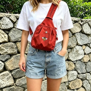 Mini-Wanderrucksack für Damen, Wandelbare Schultertasche Mini-Rucksack, Umhängetasche, Reisebrusttasche, Umhängetasche mit großer Kapazität und mehreren Taschen
