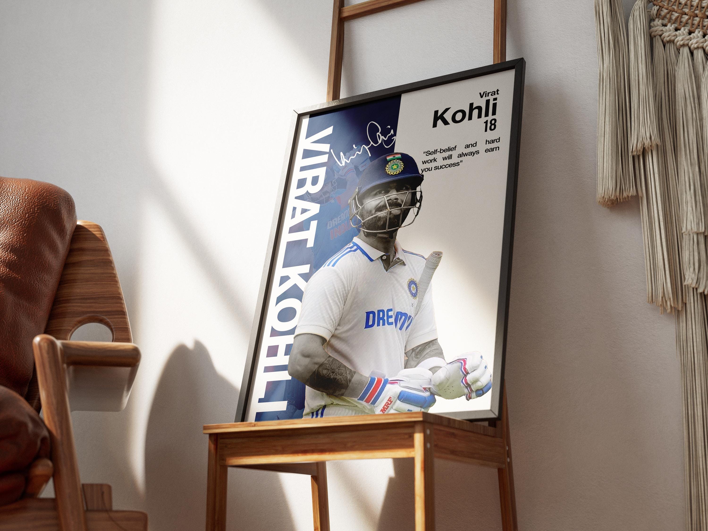 Virat Kohli Poster, Cricket Wall Art, Royal Challenger Bengaluru ...
