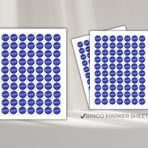 Rap and R&B bingo marker sheet printable, bingo chips for music bingo game, party game printable accessories