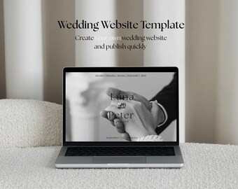 Wedding Website, Canva Wedding Website, Wedding Must Haves, Wedding Invitation, Wedding Timeline, Save the Date, Elegant, Online RSVP