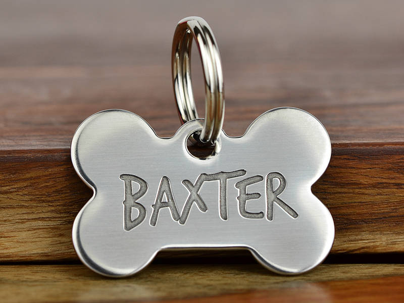 Durable Bone Dog Id Tag Pet ID Tag Custom Dog Tag Etsy