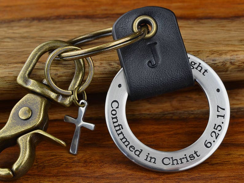 Confirmation Gifts for Boys Personalized Confirmation Leather Etsy