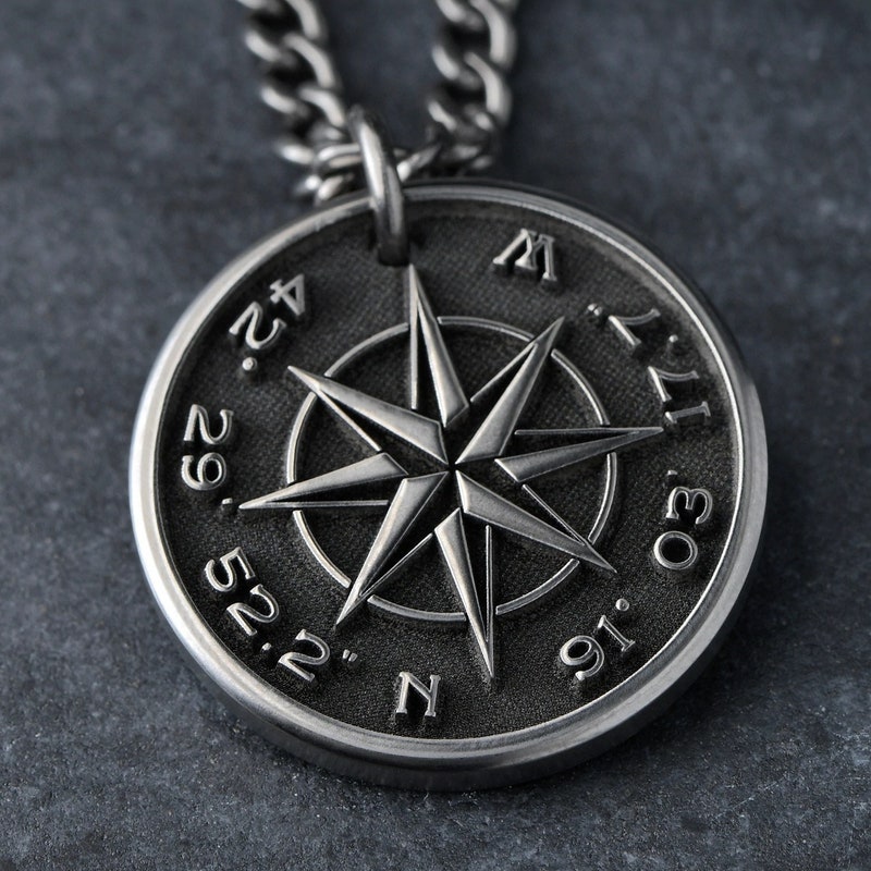 Neck Compass Compass Necklace - Etsy