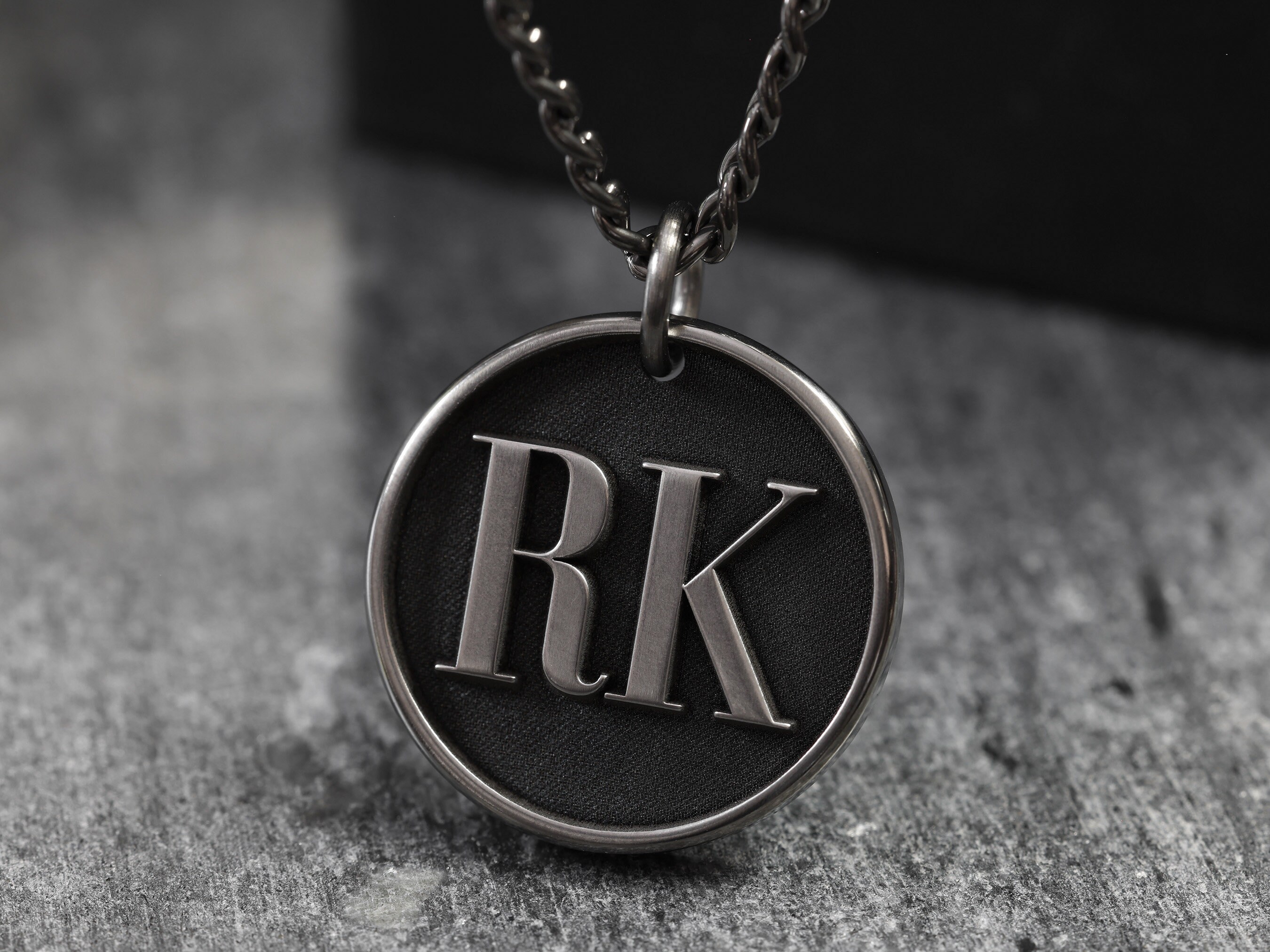 TITANIUM Mens Sport Number Necklace Jersey Number Necklace