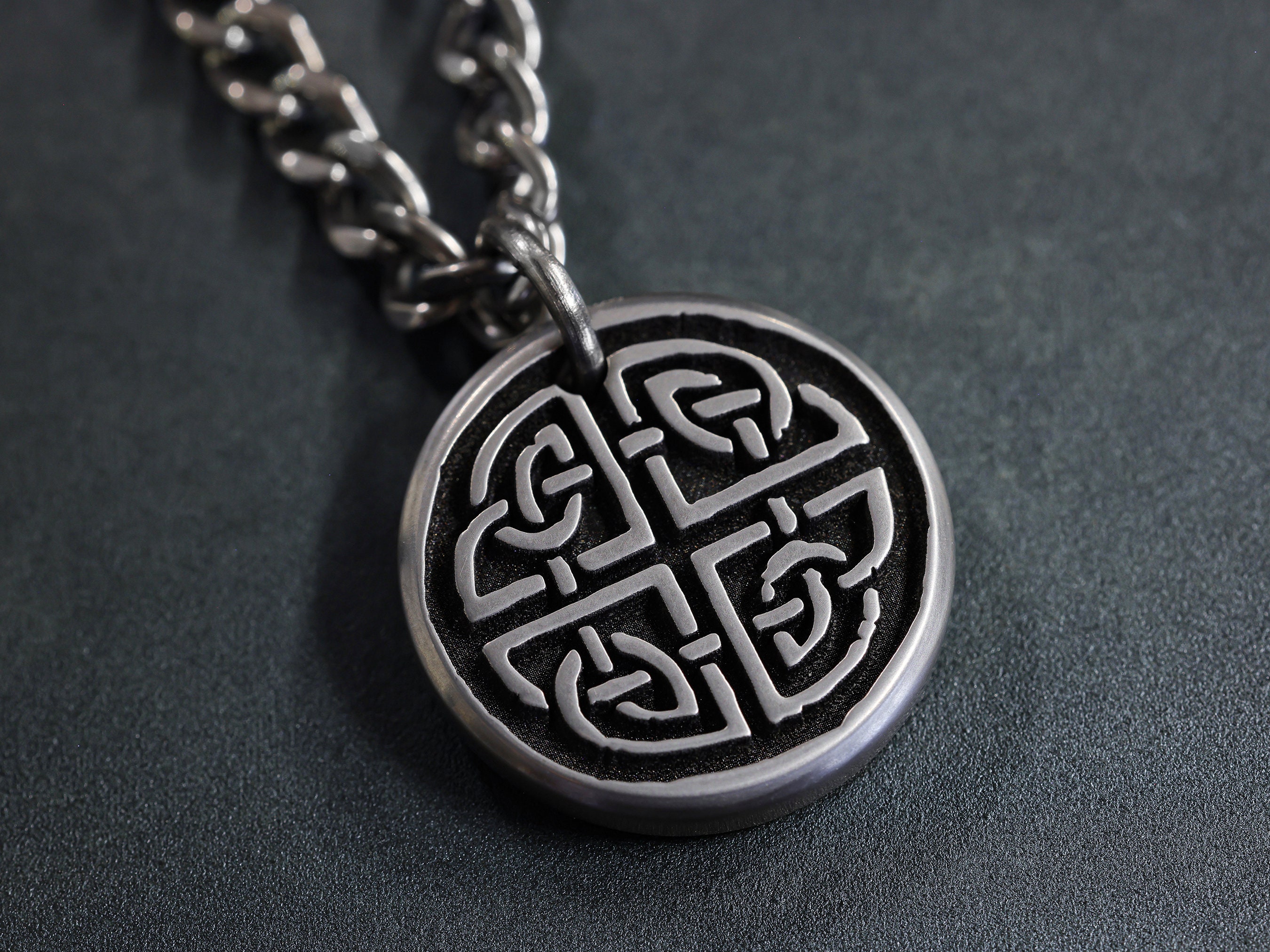 Celtic Knot Shield Necklace
