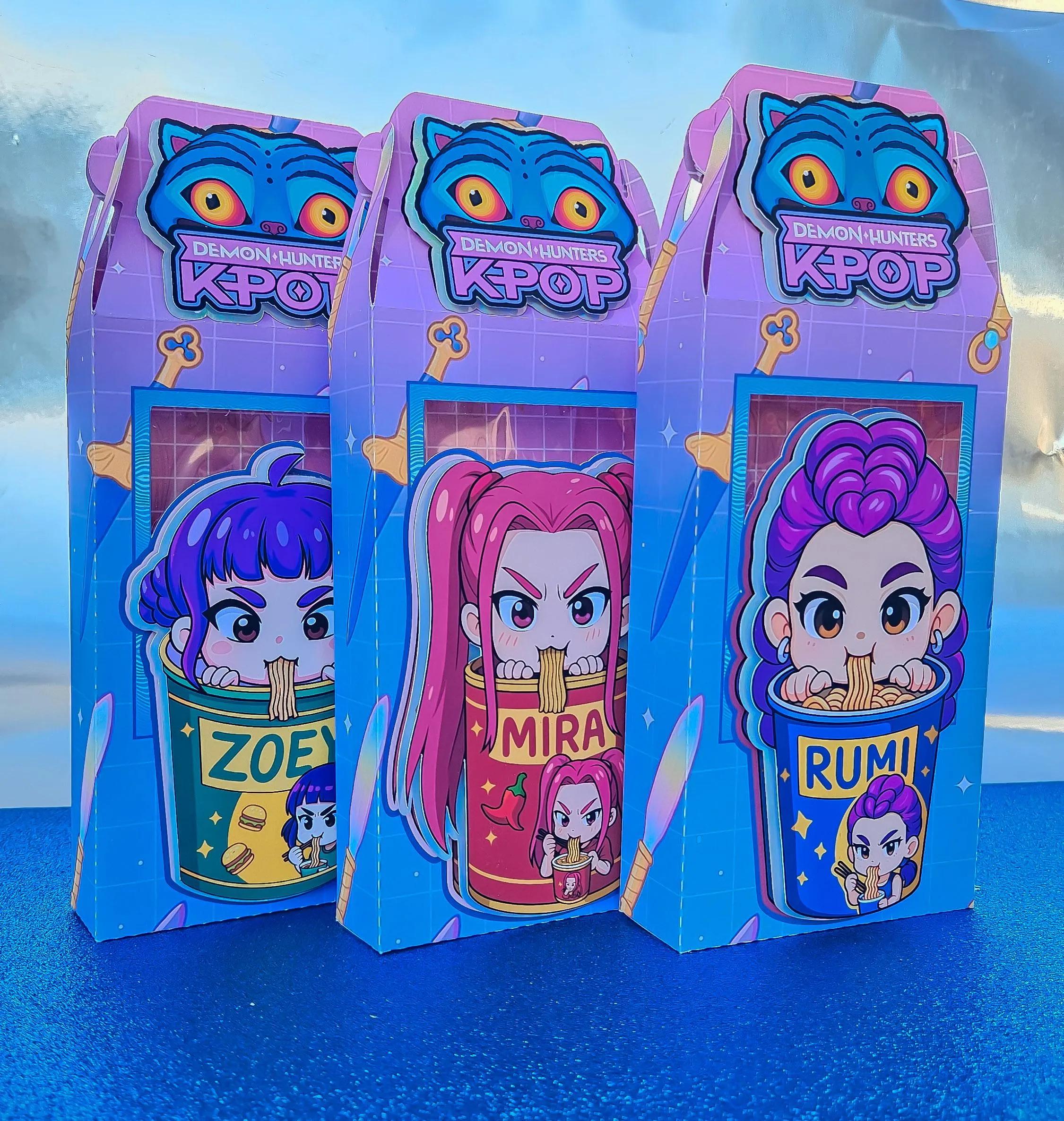 K-pop Demon Hunters Favor Box | Party Gift Box, Candy Treat Box