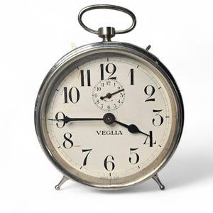 Horloge De Tableau De Bord Vintage – Fiat Metron – 8 Jours – Pour Auto D'époque – Italie – Occasion Révisée