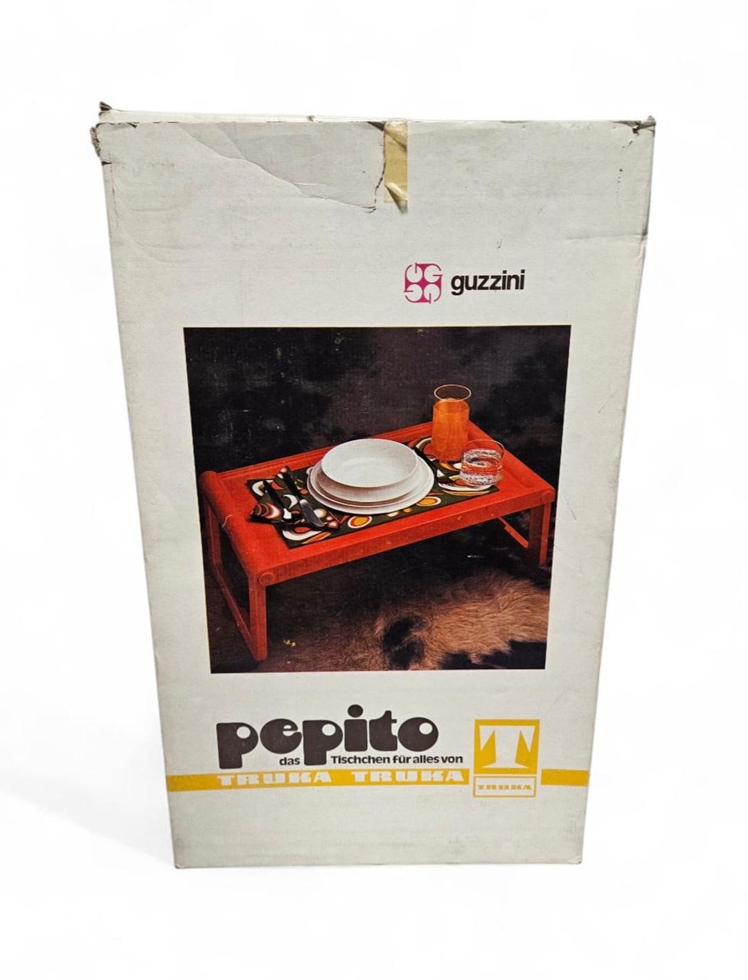 Prepito Table Rare Vintage 1970s Guzzini “pepito” Side/breakfast Table by Luigi ...