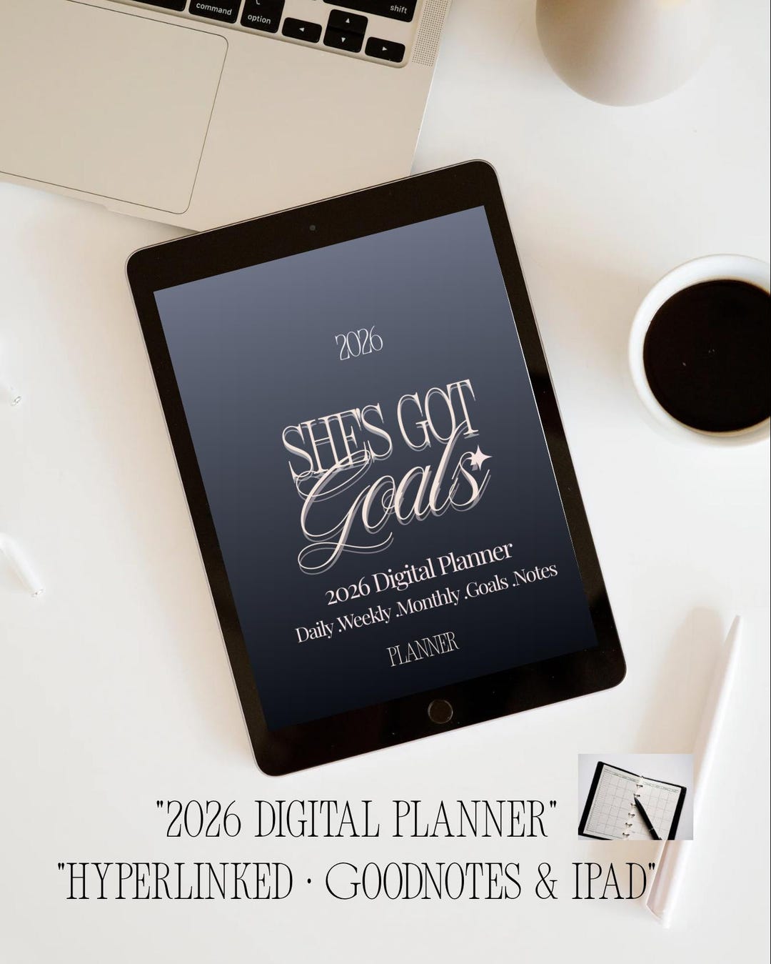 2026 Minimal Digital Planner for Goodnotes • iPad PDF - Etsy